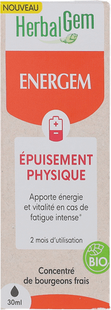 Herbalgem Energem Fysieke Uitputting Druppels 30 ml