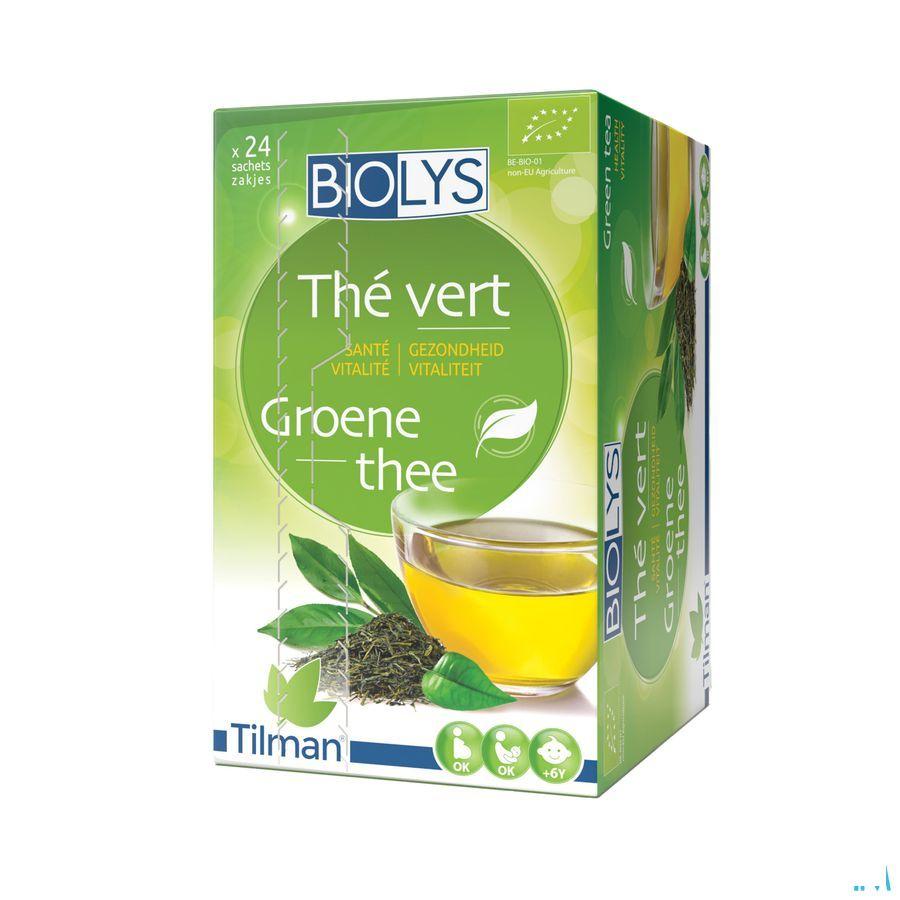 Biolys Groene Thee Zakjes 24  -  Tilman