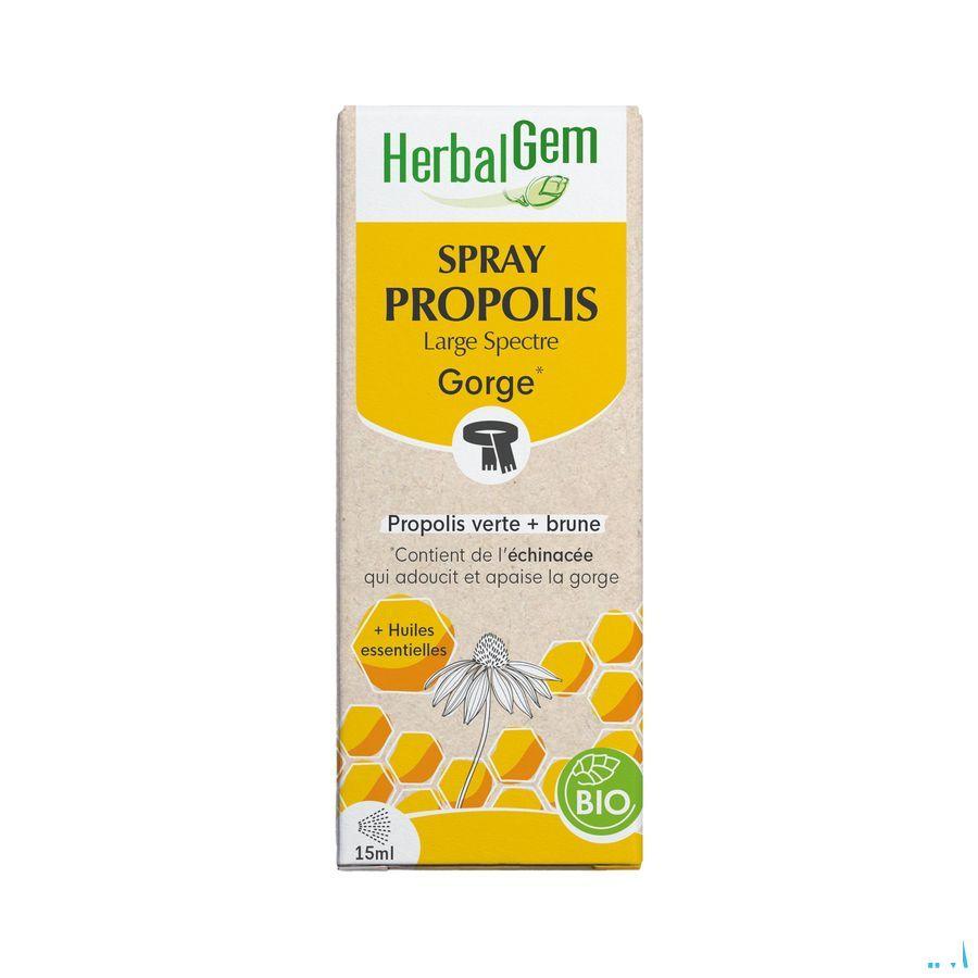 Herbalgem Propolis Breed Spectrum Bio Flacon druppels 15 ml  -  Herbalgem