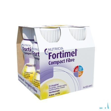 Fortimel Compact Fibre Vanille 4x125 ml  -  Nutricia