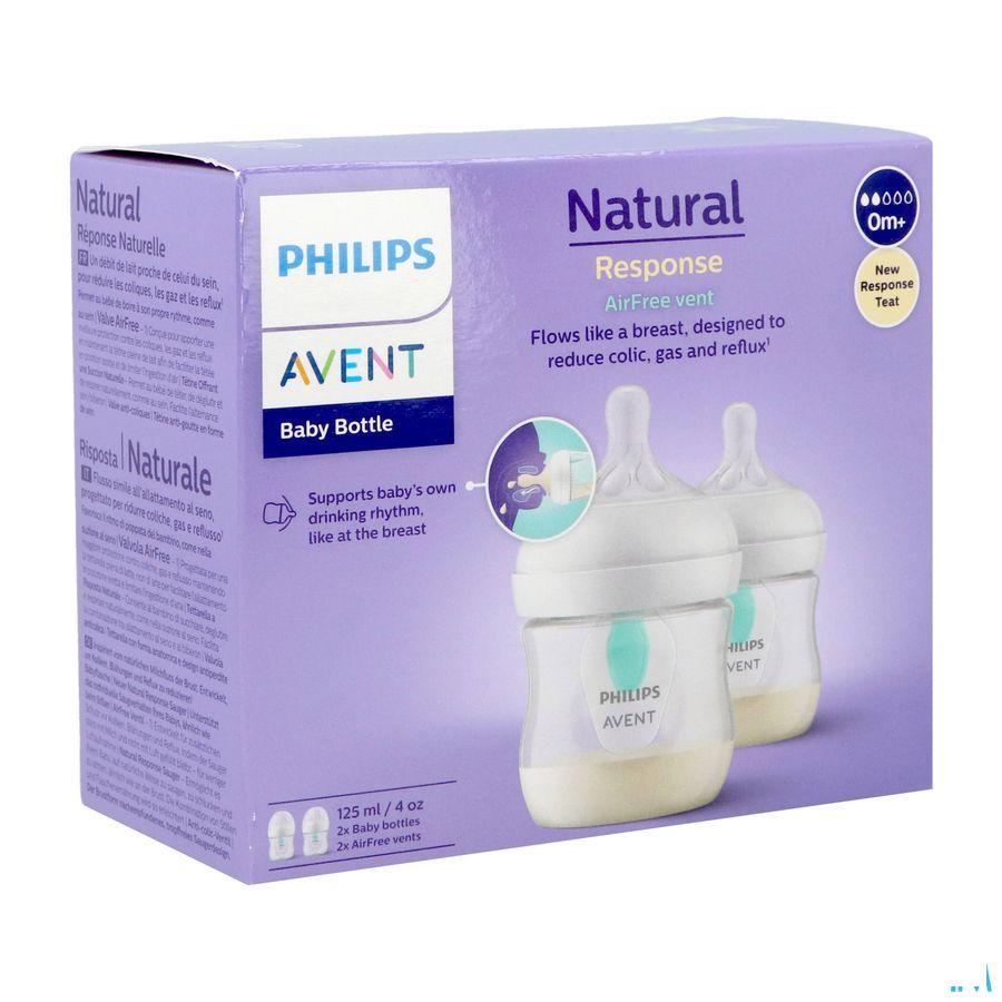 Philips Avent Natural Airfree Zuigfles Duo 2X125 ml