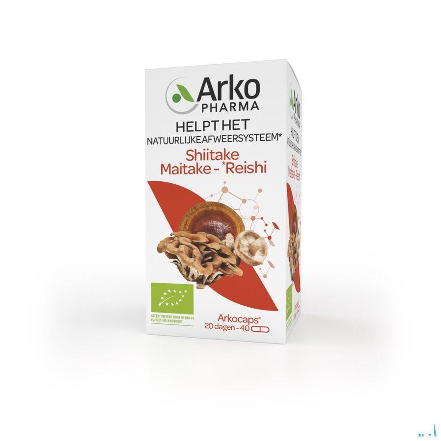 Arkogelules Shiitake Maitake Reishi Bio Caps 40