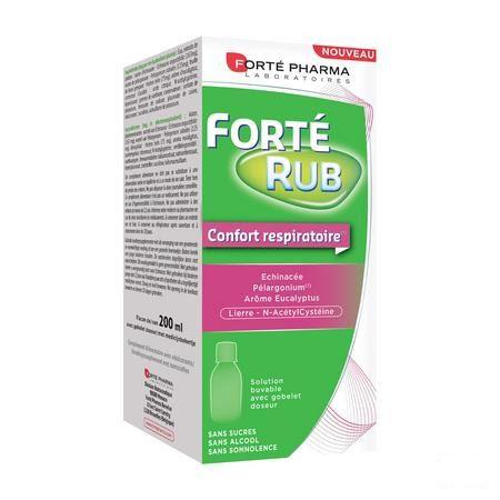 Forterub Ademhalingscomfort Siroop 200 ml  -  Forte Pharma