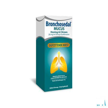 Bronchosedal Mucus Honing Citroen 300 ml 20 mg/ml