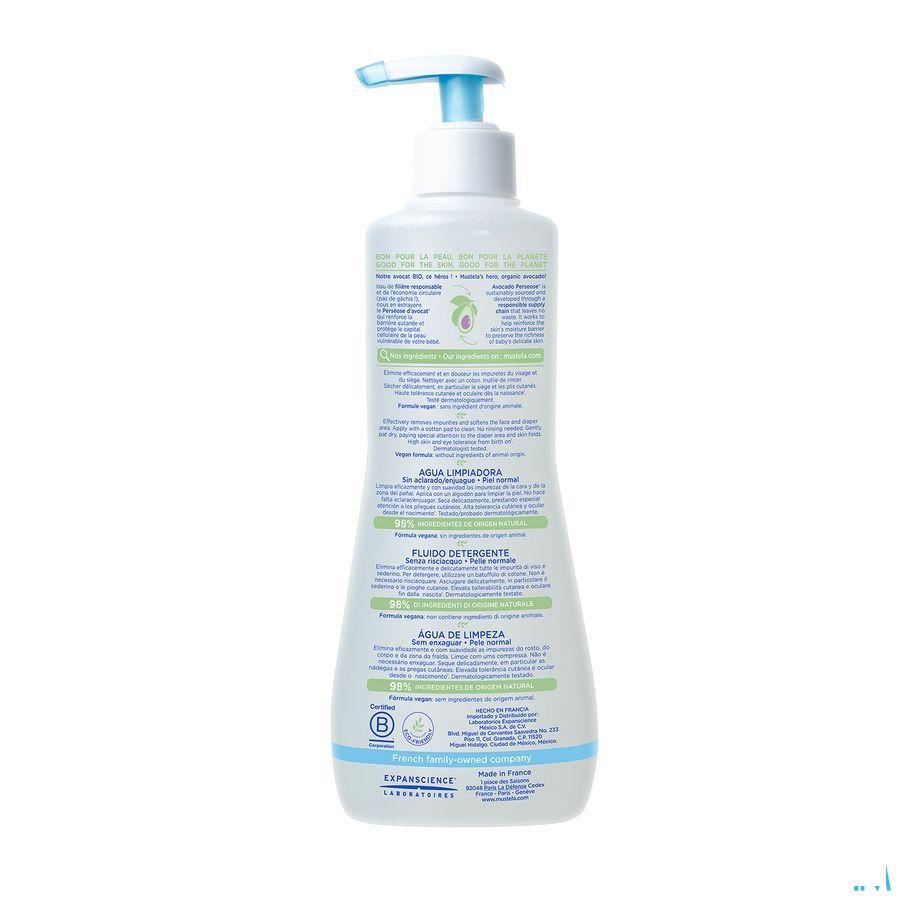 Mustela Pn Eau Nettoyante sans rincage 500 ml