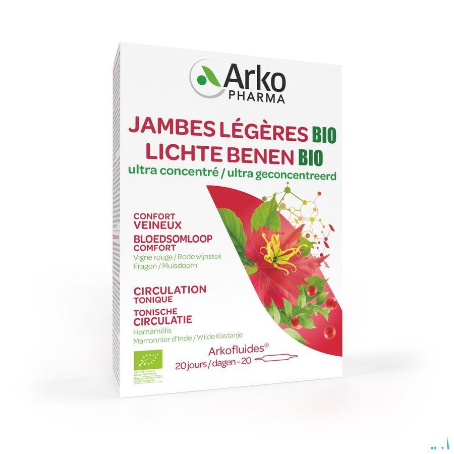 Arkofluide Lichte Benen Bio Ampullen 20  -  Arkopharma