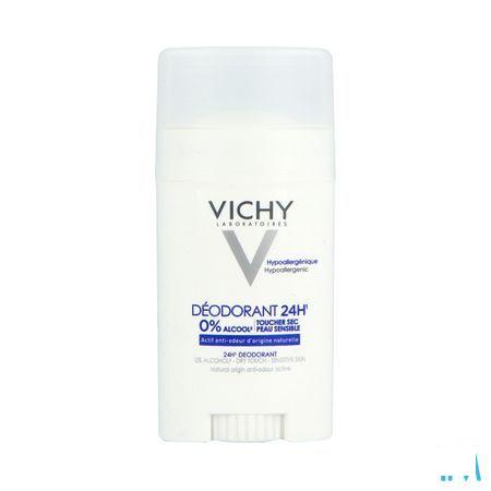 Vichy Deo React. H zonder alu Zout Stick 24u 40 ml  -  Vichy