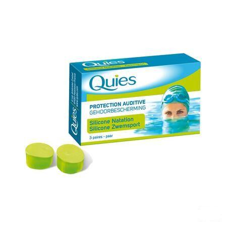 Quies Oordoppen Speciaal Zwemsport Maxi Sil.3paar  -  Quies
