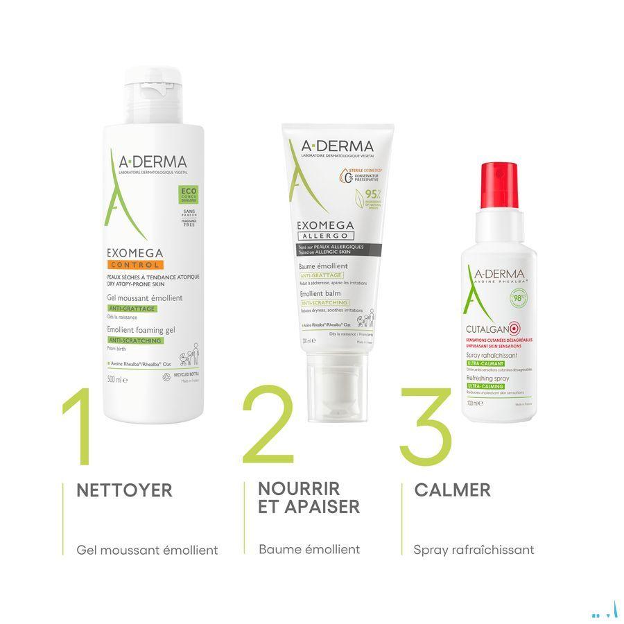 Aderma Exomega Control Emol. Schuimende Gel 200 ml  -  Aderma Benelux