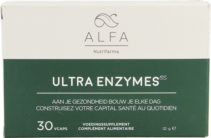 Alfa Ultra Enzymes Vcaps 30  -  Nutrifarma