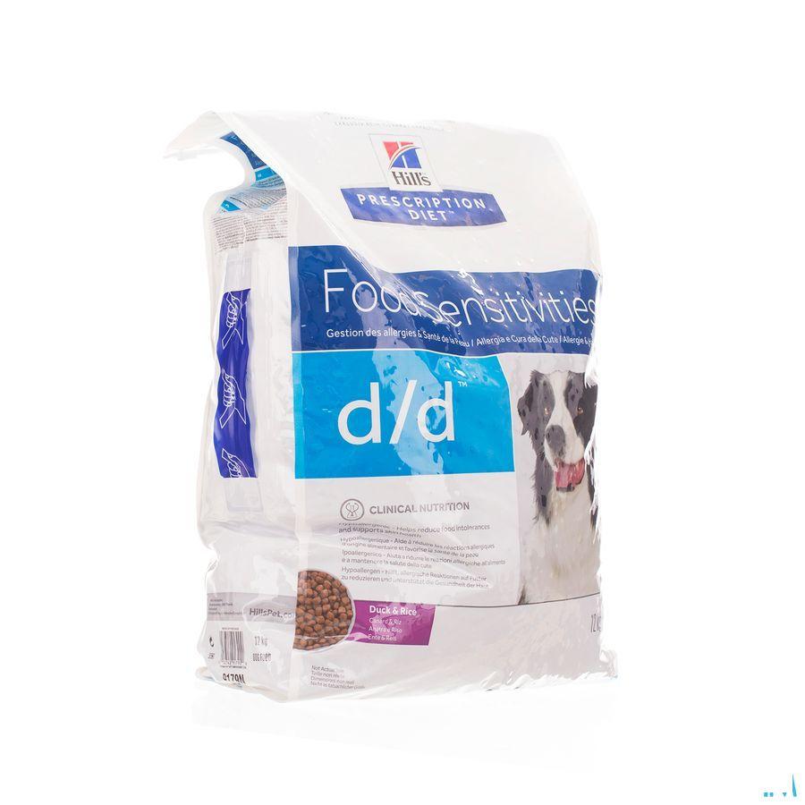 Hills Prescription diet Canine Dd Duck & rice 12kg 9322m 