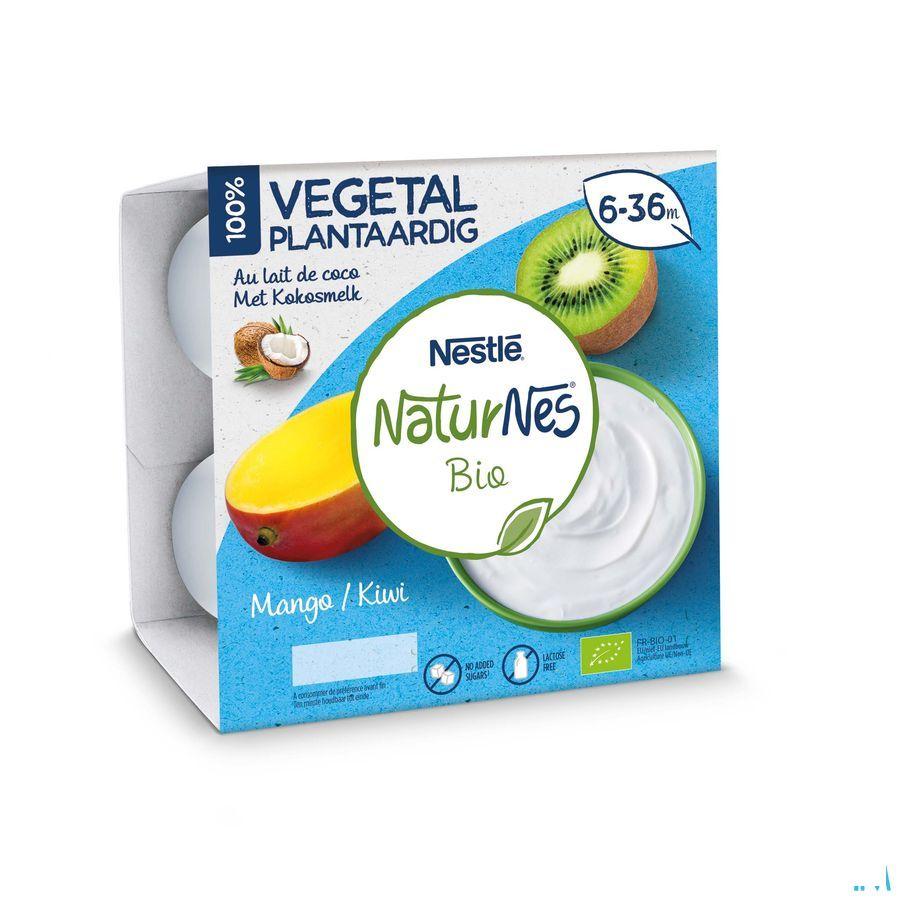 Naturnes Plantaardig Mango Kiwi Pot 4X90G  -  Nestle