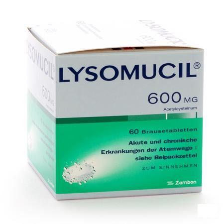 Lysomucil Cpr Eff. 600 mg 60