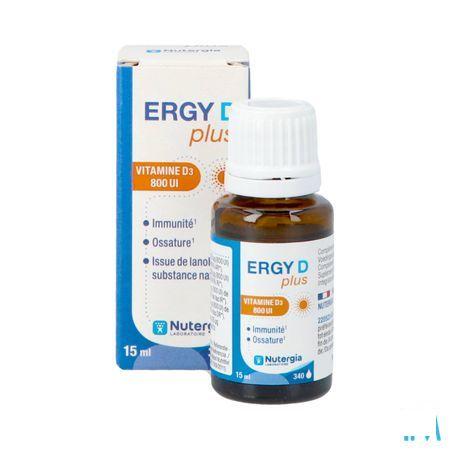 Ergy D Plus Flacon 15 ml  -  Lab. Nutergia