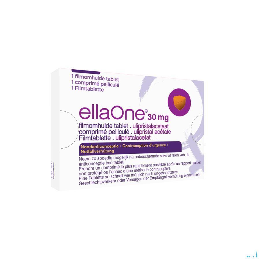 Ellaone 30 mg Filmomhulde Tabletten 1 X 30 mg