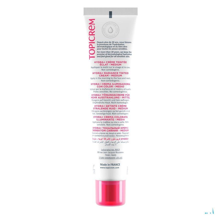 Topicrem Hydra+ Getinte Cr Eclat Licht 40 ml
