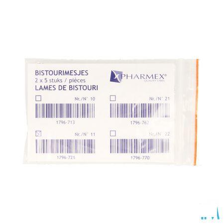 Bistouris S.m Lames N/st N11 10  -  Infinity Pharma