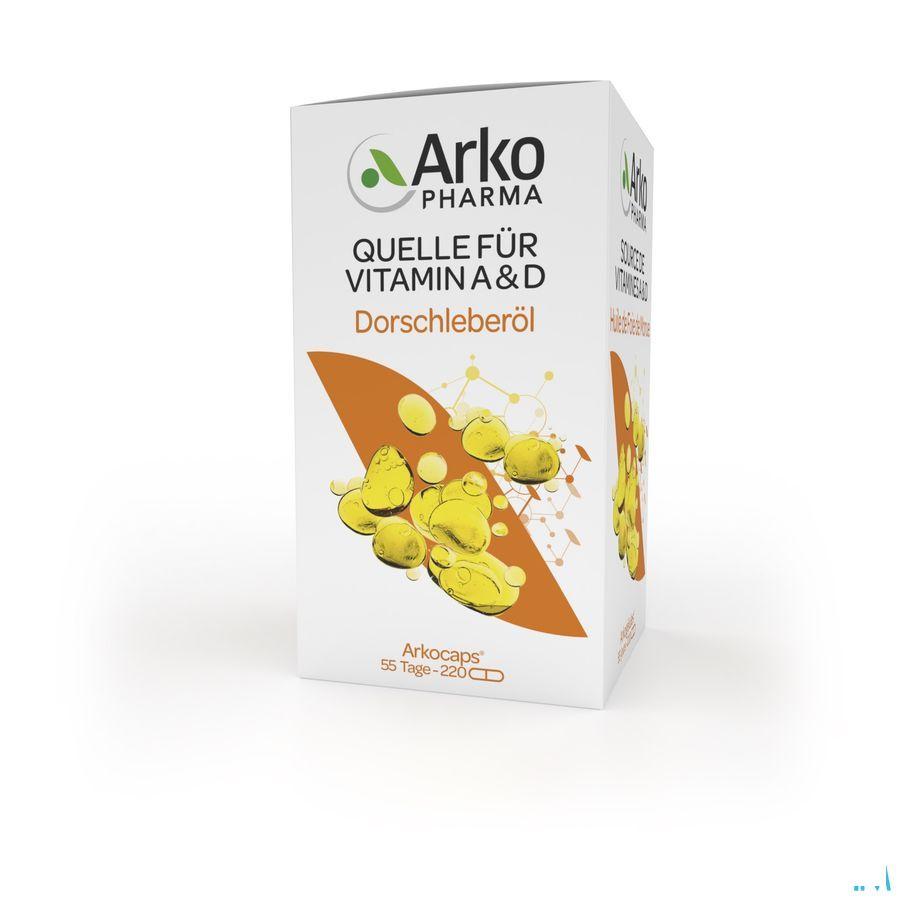 Arkocaps Levertraanolie Caps 220 Arkopharma  -  Arkopharma