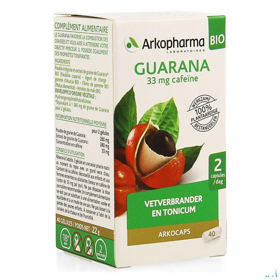 Arkocaps Guarana Bio Capsule 40  -  Arkopharma