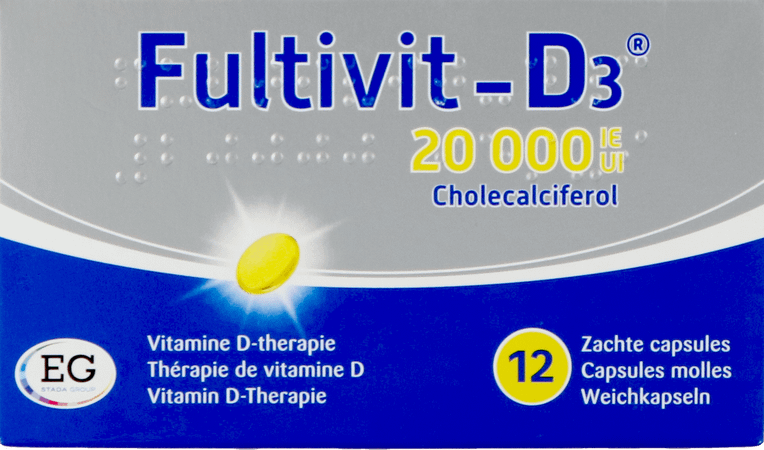 Fultivit-d3 20000IECapsule Zacht 12  -  EG