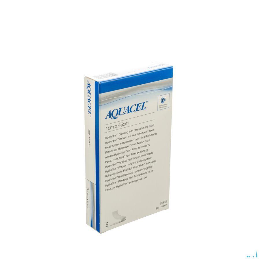 Aquacel Verband Hydrofiber + versterking 1x45cm 5  -  Convatec