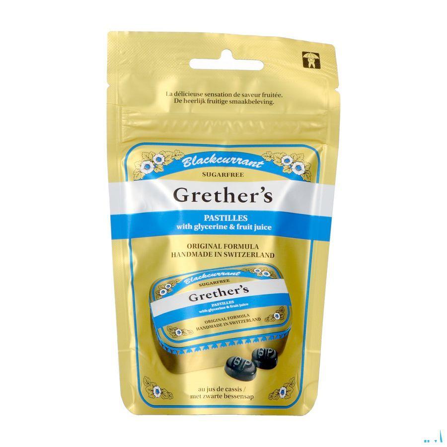 Grether'S Pastilles Blackcurr.Z/Suiker Refill 110 gr