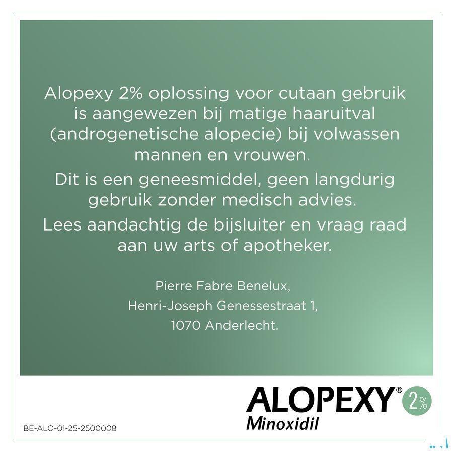 Alopexy 2 % Liquid Flacon Plast et 3x60 ml