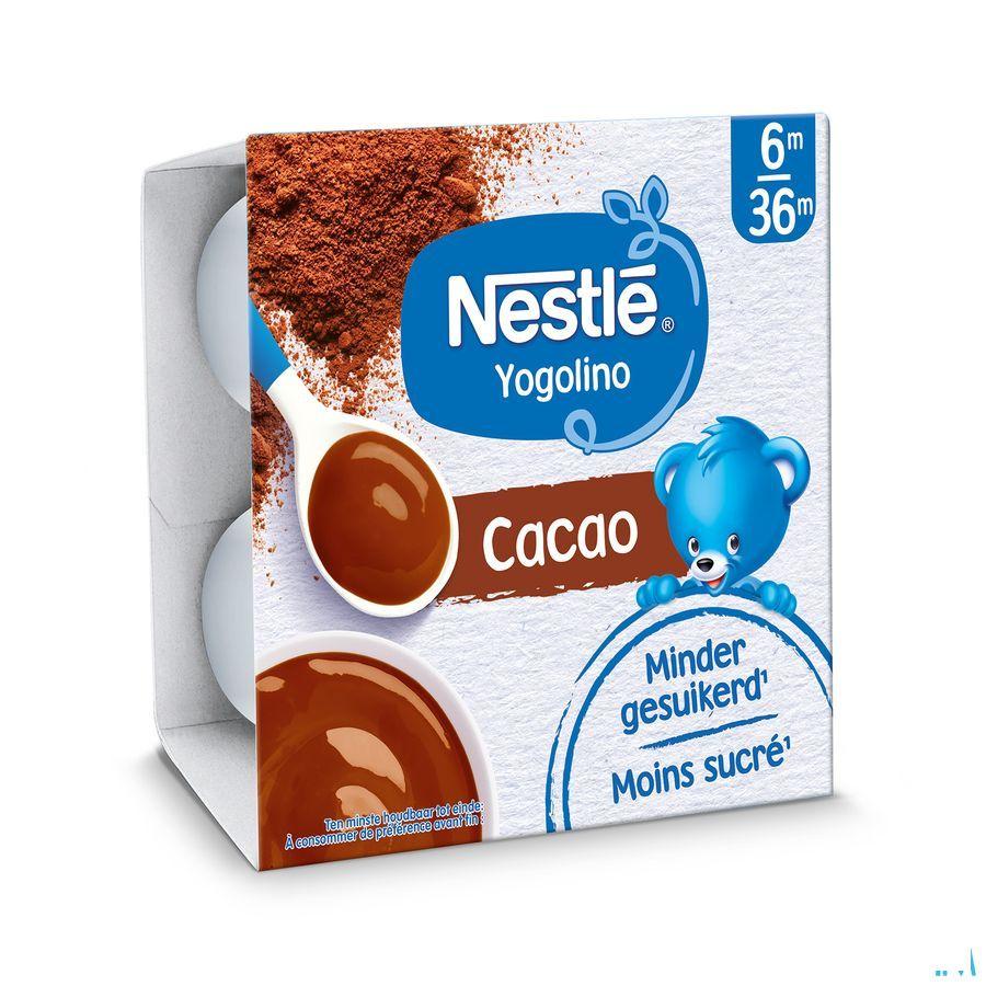 Nestle Yogolino Dessert Chocolade Pot 4x100 gr  -  Nestle