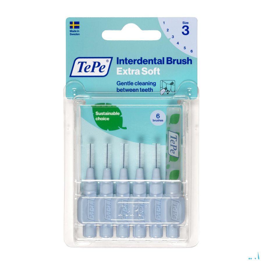 Tepe Interdental Brush 0,60mm Lichtblauw X-soft 6