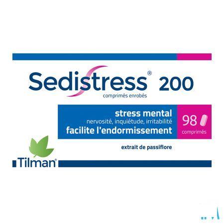 Sedistress 200 Omhulde Tabletten 98  -  Tilman