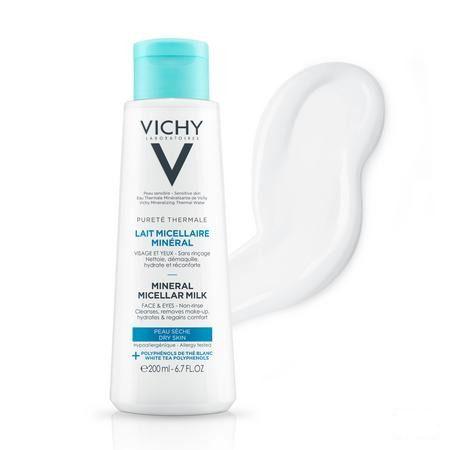 Vichy Pt Micellair Melk Droge Huid 200 ml  -  Vichy