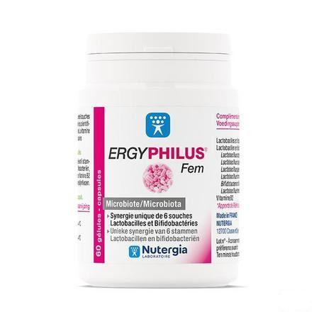 Ergyphilus Fem Caps 60  -  Laboratoire Nutergia