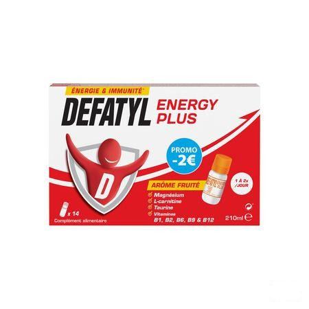 Defatyl Energy Plus 14x15 ml  -  Melisana