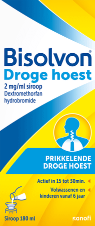 Bisolvon Droge Hoest 2Mg/Ml Siroop 180 ml