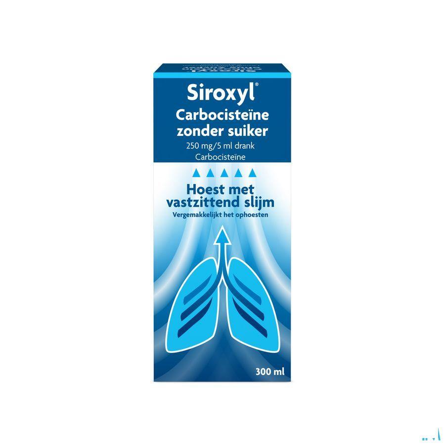 Siroxyl Sirop Sans Sucre/zonder Suiker 300 ml  -  Melisana