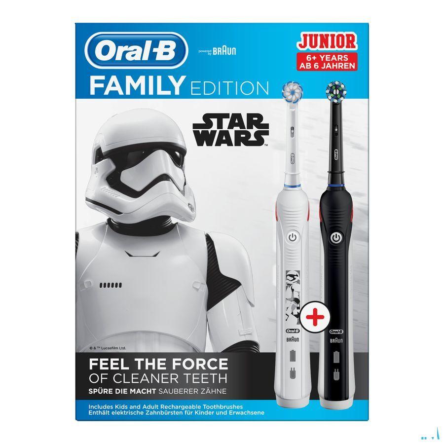 Oral-B Family Pro2 Black + Junior Star Wars