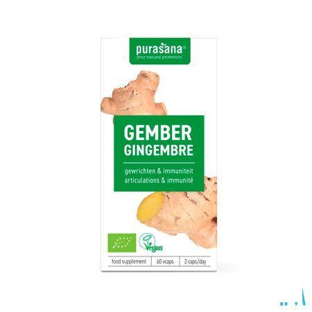 Purasana Vegan Gember V-Caps 60