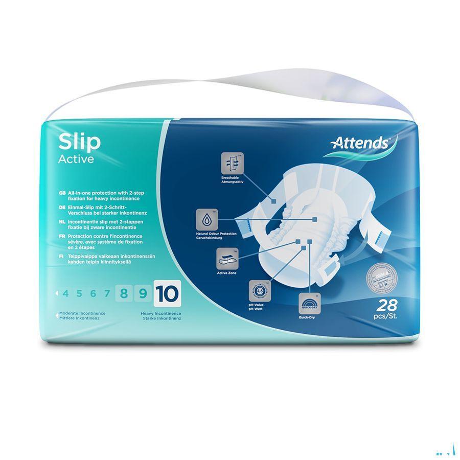 Attends Slip Active 10 Medium 1x28