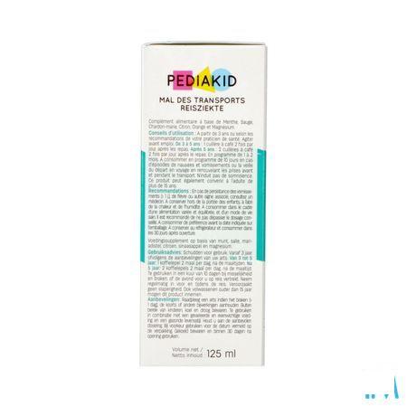 Pediakid Reisziekte Oplossing Drink Flacon 125 ml