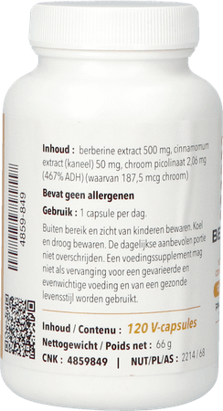 Berberine Forte V-Caps 120 Pharmanutrics