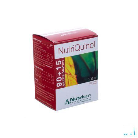 Nutriquinol 100 mg Softgels 90 + 15   -  Nutrisan