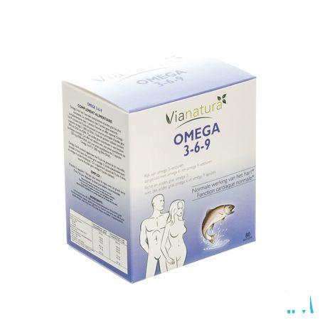 Via Natura Omega 3-6-9 SoftCapsule 80  -  Ocebio