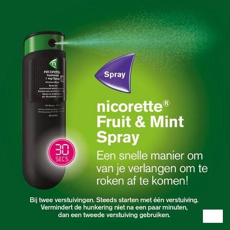 Nicorette Fruit & Mint Mondspray 1 mg/spray (150 Sprays)