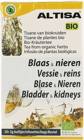 Altisa Tisane Blaas Nieren Bio 20x2g  -  Dieximport