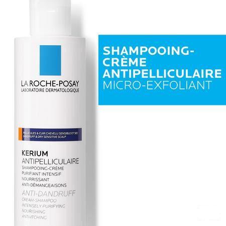 Kerium Shampooing Creme Antipelliculaire Ps 200 ml  -  La Roche-Posay