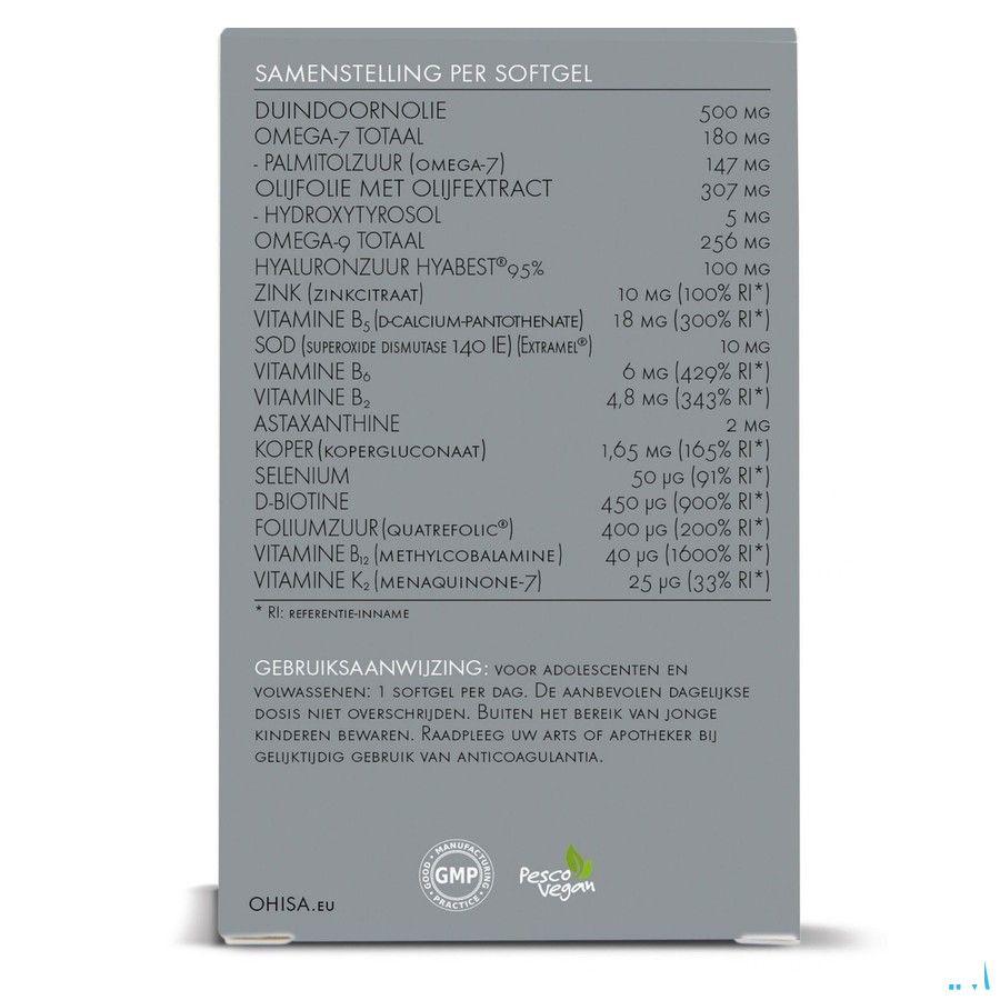 O'hisa Skinnutraceuticals Antioxidants Softgels 60