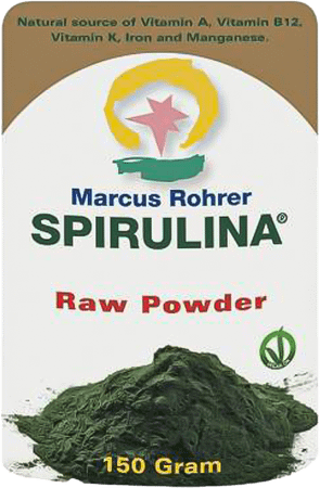 Marcus Rohrer Spirulina Raw Doypack Poudre 150 gr