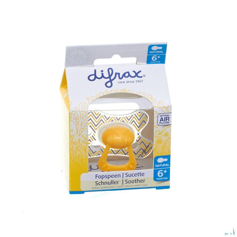 Difrax Fopspeen Natural 6 + M  -  Difrax