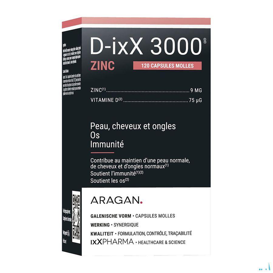 D-Ixx 3000 Zinc Softcaps 120  -  Ixx Pharma