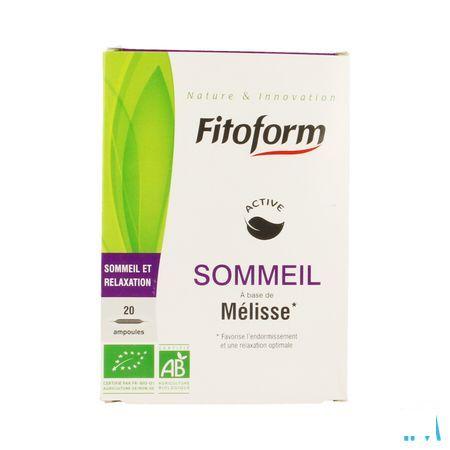 Slaap Ampullen 20x10 ml Fitoform  -  Bioholistic Diffusion